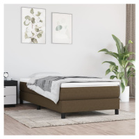 vidaXL Rám na boxspring posteľ tmavohnedý 80x200 cm látka