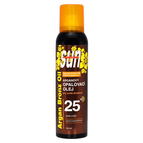 SUN VITAL suchý opaľovací olej s BIO arganovým olejom SPF 25 150 ml