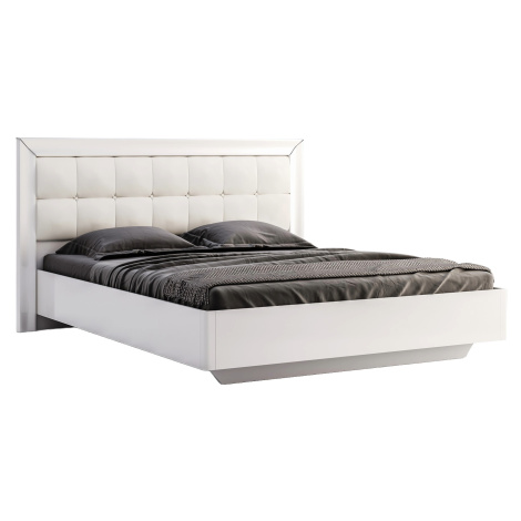 Dvoulůžková postel Bella s roštem 160x200 bílá