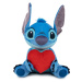 Plyšák Lilo & Stitch - Stitch sitting with Heart 30 cm (so zvukom)