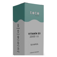 TOTO VITAMIN D3 2000 I.U. CPS 120