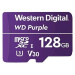 WD 128GB Purple microSDXC card Class 10 (80MB/50MB)