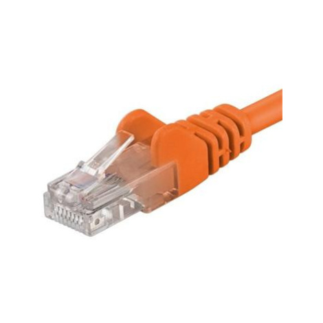 Patch kábel UTP RJ45-RJ45 level CAT6, 7m, oranžová PremiumCord