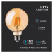 Žiarovka LED Filament E27 8W, 2200K, 700lm, stmievateľná, G125 VT-2018D (V-TAC)