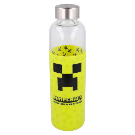 Epee Merch Sklenená fľaša s návlekom Minecraft 585 ml