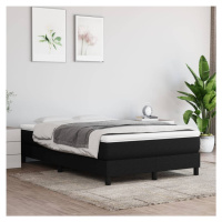 vidaXL Rám na boxspring posteľ čierny 120x200 cm látka