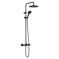 Hansgrohe Vernis Blend, Showerpipe 240 1jet s termostatom, čierna matná, HAN-26426670