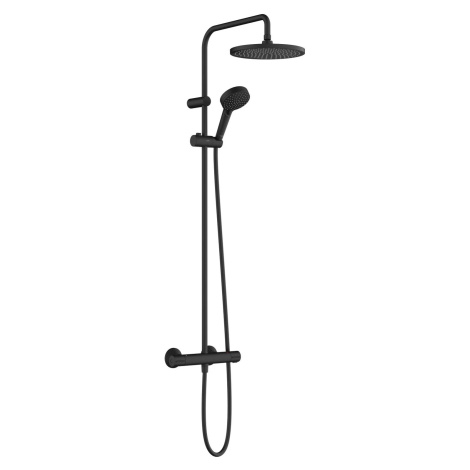 Hansgrohe Vernis Blend, Showerpipe 240 1jet s termostatom, čierna matná, HAN-26426670