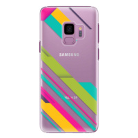 Plastové puzdro iSaprio - Color Stripes 03 - Samsung Galaxy S9