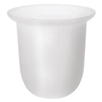 Miska na WC štětku pro X-ROUND/Trend-i/X-STEEL, XS301 mléčné sklo NDX310