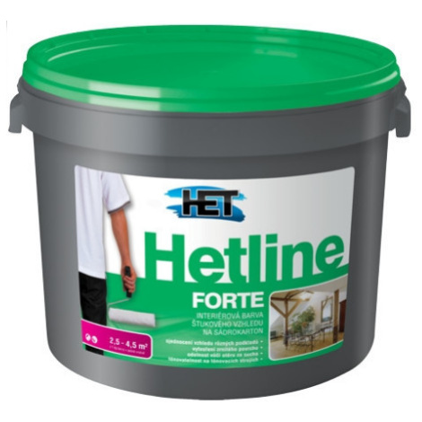 HETLINE FORTE - Farba štukového vzhľadu 12 kg biela matná