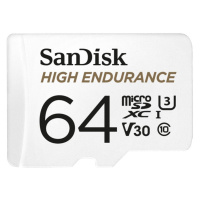 SANDISK MICROSDXC HIGH ENDURANCE VIDEO 64 GB C 10 U3 V30, ADAPTER SDSQQNR-064G-GN6IA