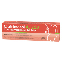 CLOTRIMAZOL AL 200mg vaginálne 3 tabliet