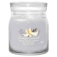 Yankee Candle Dymová vanilka a kašmír, Sviečka v sklenenej dóze , 368 g