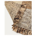 Béžový obojstranný ručne tkaný jutový koberec 160x230 cm Sully – Kave Home