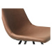Furniria 24079 Dizajnová stolička Claudia svetlohnedá