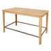 Záhradný jedálenský stôl z tíkového dreva 90x160 cm Navy – Ezeis
