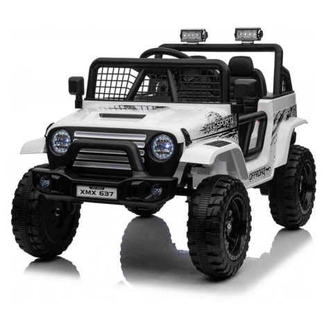 mamido Elektrické autíčko OFF ROAD 4x4 SPORT biele