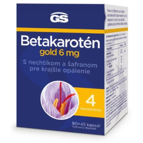 GS Betakarotén gold 6 mg s nechtíkom a šafranom 90+45 135 kapsúl