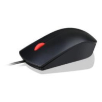 LENOVO myš drôtová Essential USB Mouse - 1600dpi, Optical, USB, 3 tlačidlá, čierna