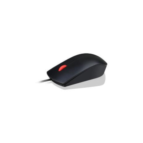 LENOVO myš drôtová Essential USB Mouse - 1600dpi, Optical, USB, 3 tlačidlá, čierna