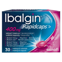 IBALGIN Rapidcaps 400 mg 30 kapsúl