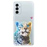 Odolné silikónové puzdro iSaprio - Leopard With Butterfly - Samsung Galaxy M23 5G