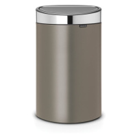 Sivý dotykový oceľový odpadkový kôš 40 l Touch Bin – Brabantia