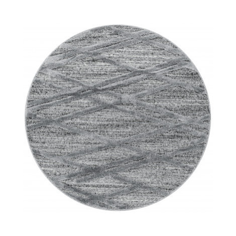 Kusový koberec Pisa 4706 Grey kruh - 120x120 (průměr) kruh cm Ayyildiz koberce