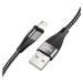 Kábel HOCO Blessing X57, USB na Lightning 8-pin 2,4A, 1m, čierny
