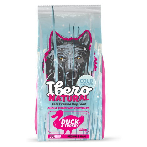 Ibero Cold Press Dog Junior Medium/Large Duck - 12kg