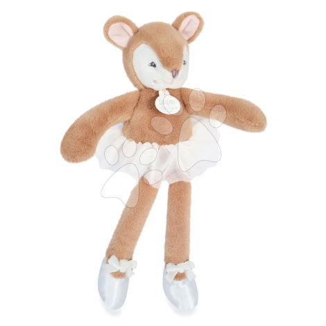 Plyšová bábika jelenček Deer My Doudou Ballerine Doudou et Compagnie hnedá 30 cm v darčekovom ba