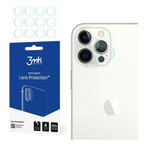 Tvrdené sklo na fotoaparát Apple iPhone 12 Pro Max 3MK Flexible (4ks)