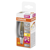 Žiarovka OSRAM LED E14 4W GLOWdim číra