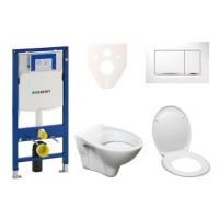 Cenovo zvýhodnený závesný WC set Geberit do ľahkých stien / predstenová montáž + WC S-Line S-lin