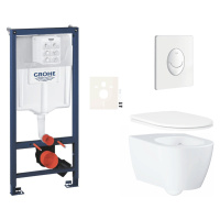 Závesný wc set do ľahkých stien / predstenová montáž Grohe Essence SIKOGRSESSASH0