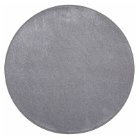 Kusový koberec Apollo Soft šedý kruh - 120x120 (průměr) kruh cm Vopi koberce