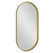 SAPHO - AVONA oválne zrkadlo v ráme 50x100cm, zlatá mat AV500G