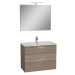 Kúpeľňová zostava s umývadlom, zrkadlom a osvetlením VitrA Mia 79x61x39,5 cm cordoba MIASET80C