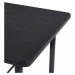 Barový stôl 120x60 cm Dekorhome Čierna,Barový stôl 120x60 cm Dekorhome Čierna