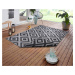 Kusový koberec Twin-Wendeteppiche 105466 Night Silver – na ven i na doma - 200x290 cm NORTHRUGS 