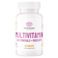 APOROSA Multivitamín a minerály so šípkami 90 tabliet