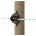 Izolátor k elektrickému ohradníku, pre drôt, lanko a lano do 8 mm na klinec alebo vrut - 10 ks