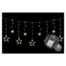 Nexos 41713 Vianočná LED reťaz - hviezdy - 138 LED, 2,65 m teple biela