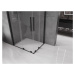 MEXEN/S - Velar Duo štvorcový sprchovací kút 90 x 80, transparent, čierna 871-090-080-02-70