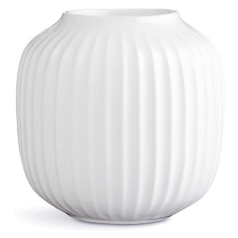 Biely porcelánový svietnik na čajové sviečky Kähler Design Hammershoi, ⌀ 9 cm