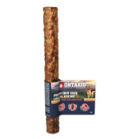 Pochúťka Ontario Protein hovädzie, žuvacia rolka veľká 25,4cm, Large