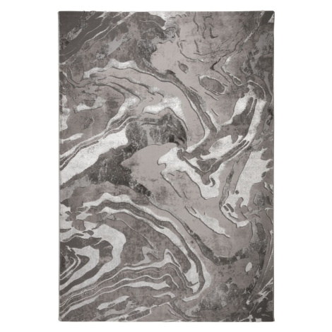 Kusový koberec Eris Marbled Silver Rozmery kobercov: 300x400 Flair Rugs