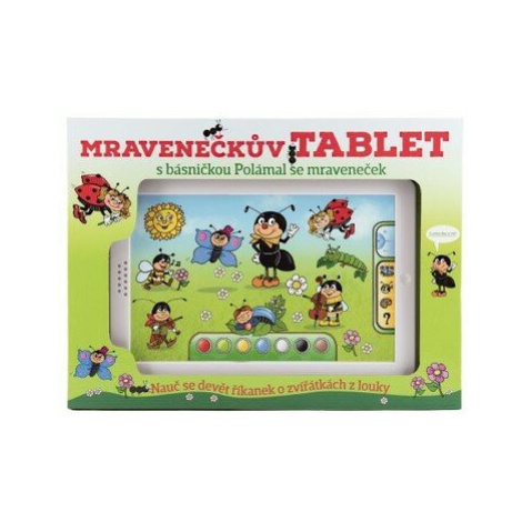 Teddies Mravčekov tablet plast 30x20x2cm na batérie so zvukom v krabici 38x28x4,5cm