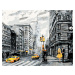 Maľovanie podľa čísel - ŽLTÉ TAXÍKY V NEW YORKU Rámovanie: bez rámu a bez vypnutia plátna, Rozme